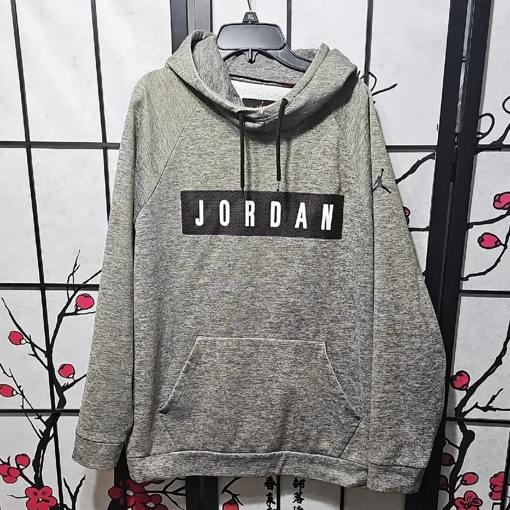 Jordan Grayish Green Men's Hoodie Size Large